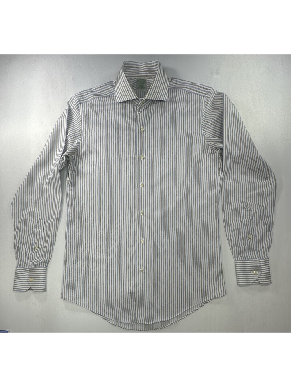 Brooks Brothers Milano Striped Button Up Multicolor Mens M